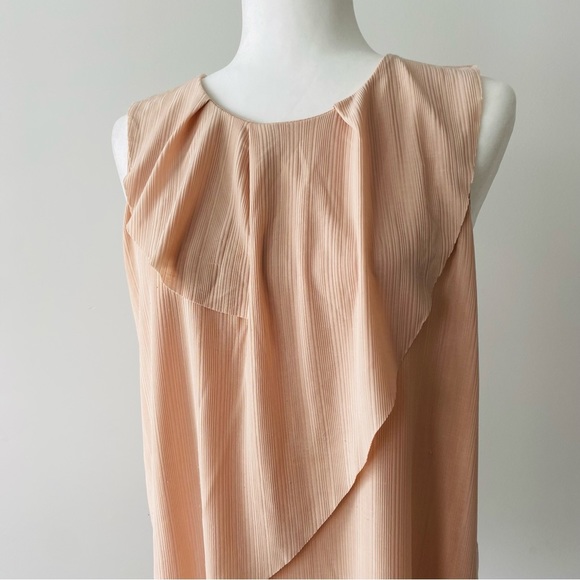BANANA REPUBLIC | Sleeveless Blush Waterfall Top - Picture 3 of 13